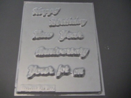 3510 Assorted Sayings II Chocolate Mold